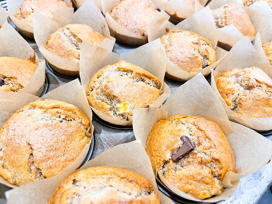 Banana Chocolate Chip Muffins (6)