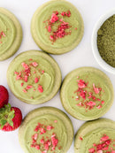 Strawberry Matcha Frosted Sugar Cookies (6)-2
